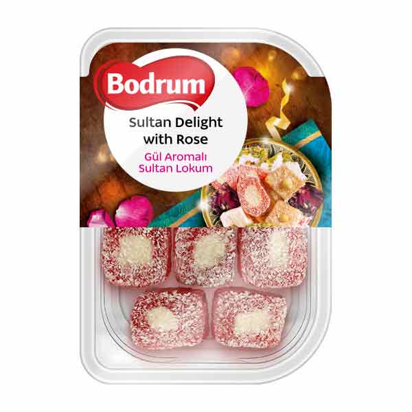 Bodrum Sultan with Rose Turkish Delight 200g