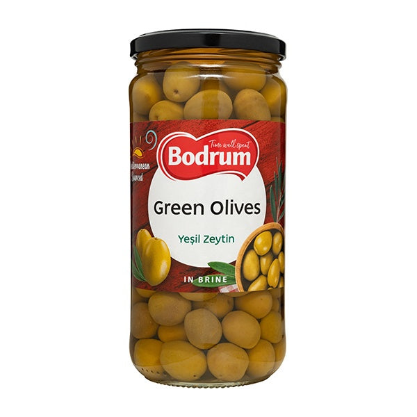 Bodrum Whole Green Olives 680g
