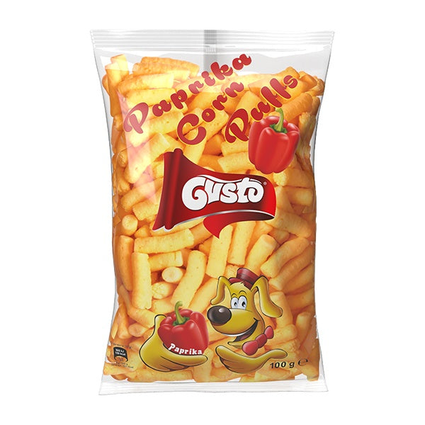 Gusto Paprika Corn Puffs 100g