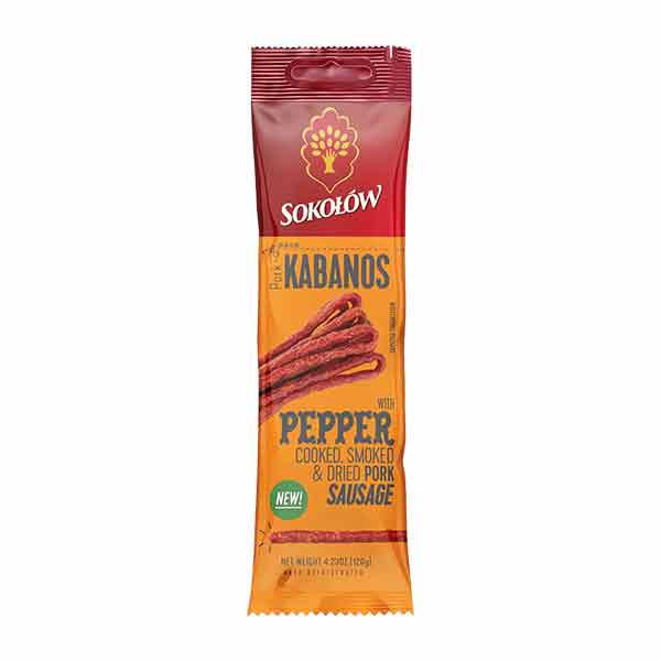 Sokolow Pork Kabanos with Pepper 120g
