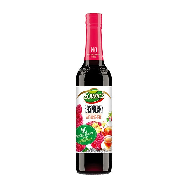 Lowicz Raspberry & Lime Flower Syrup 400ml