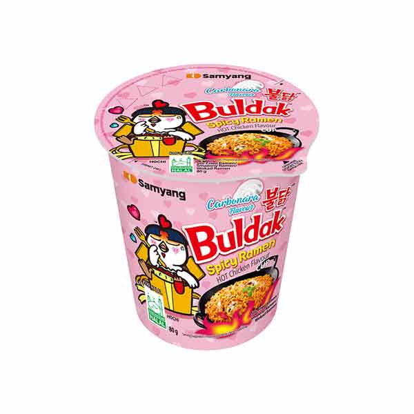 Samyang Buldak Hot Chicken Carbonara Cup 80g