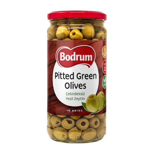 Bodrum Pitted Green Olives 680g