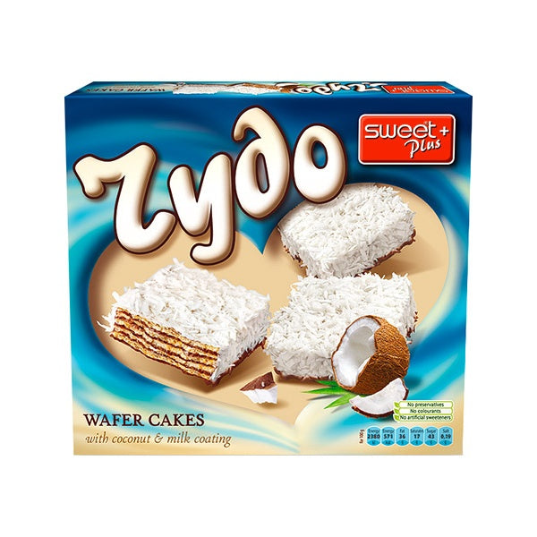 SweetPlus Rydo Wafer Cakes with Coconut 155g