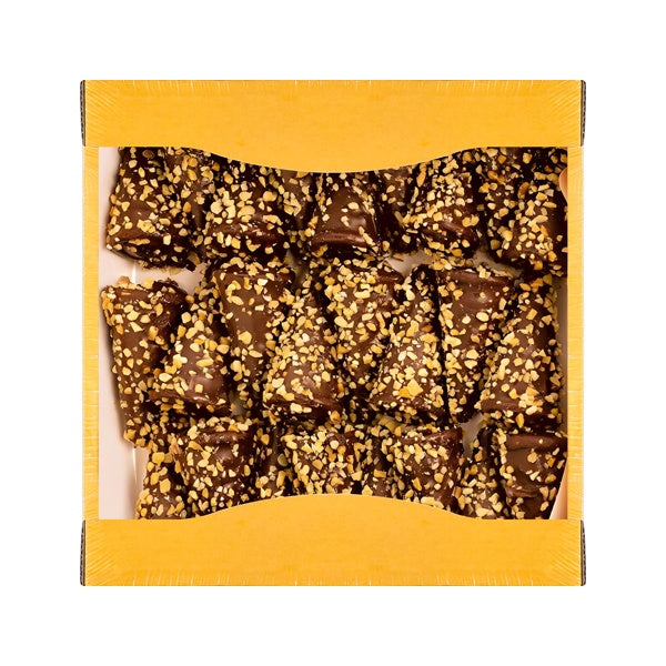 Polish Biscuit Wafer Fill with Cream Glazed Decoration and Peanuts 270g