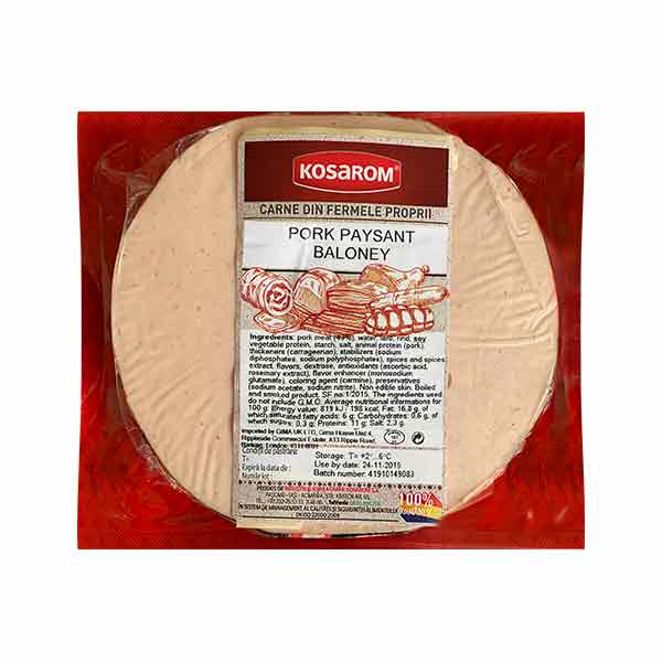 Kosarom Pork Peasants Baloney Approx. 500g