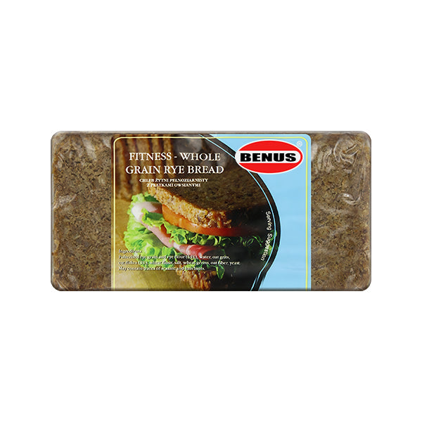 Benus Fitness Wholegrain Rye Bread 500g