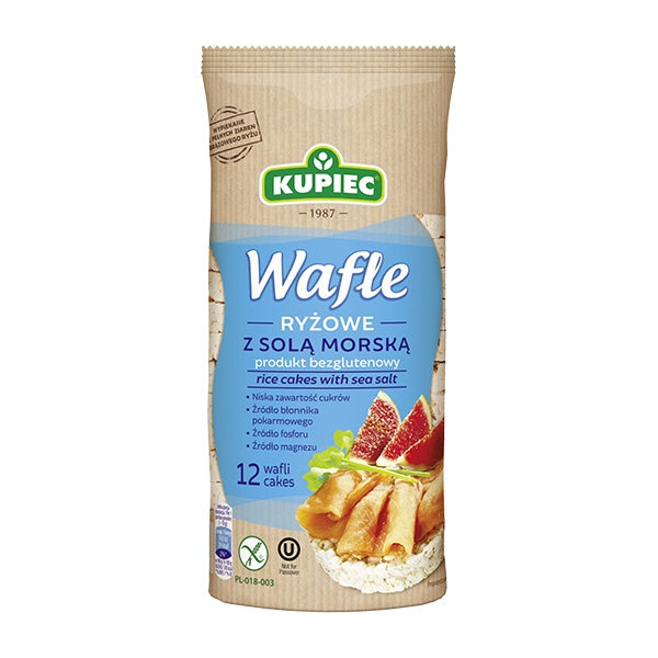 Kupiec Rice Cakes with Sea Salt 120g