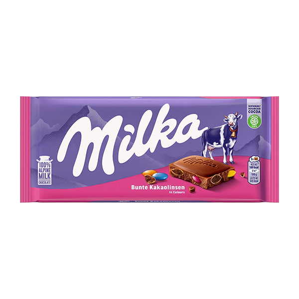 Milka Chocolate Filled with Confetti 100g