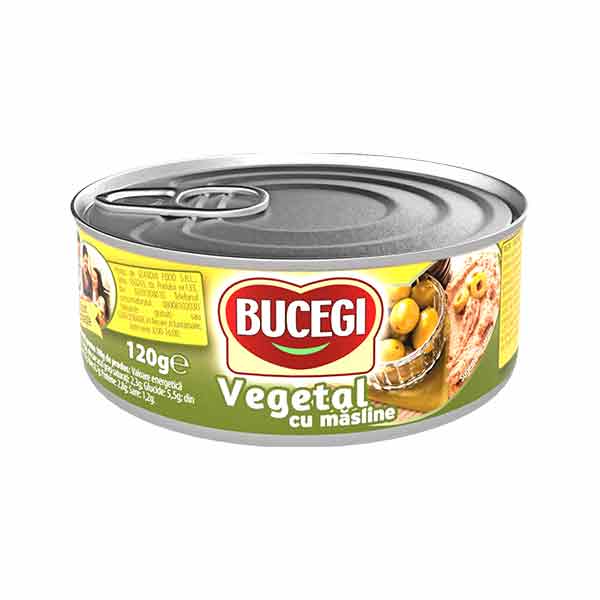 Bucegi Vegetal Masline Olives Pate 120g