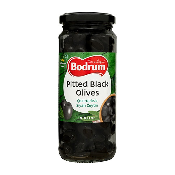 Bodrum Pitted Black Olives 330g