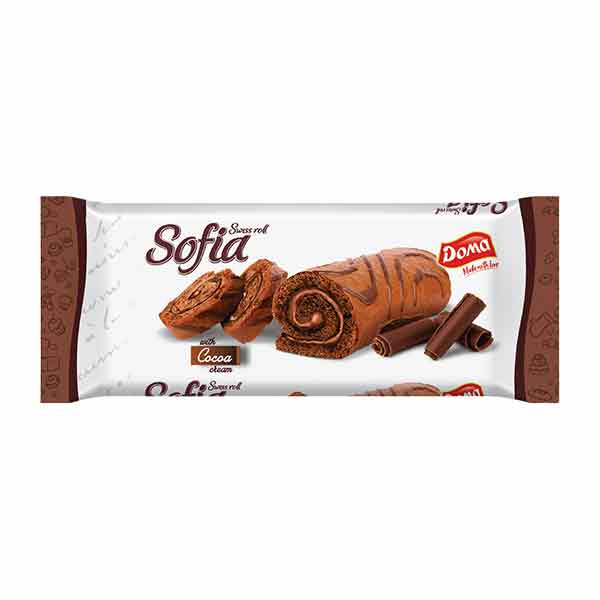 Doma Cocoa Sofia Swiss Roll 200g