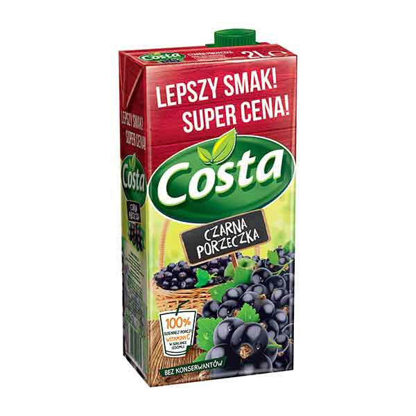 Costa Blackcurrant Juice 2L