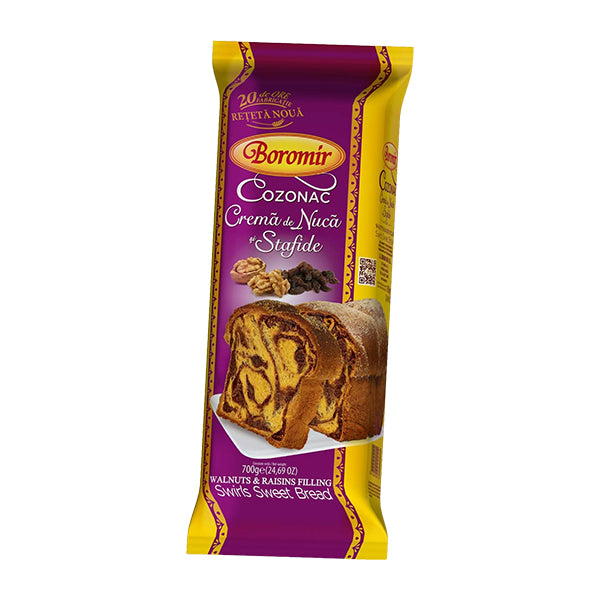 Boromir Cozonac Walnuts and Raisins 450g