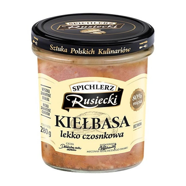Spichlerz Rusiecki Gently Spiced with Garlic Sausage 280g