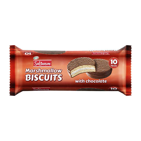 Sultanim Marshmallow Biscuits with Chocolate 220g