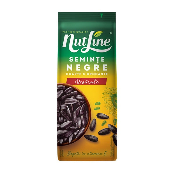 Nutline Unsalted Black Sunflower Seeds 200g
