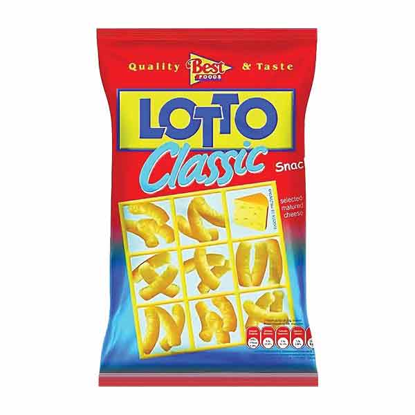 Lotto Classic Cheese Corn Snack 35g
