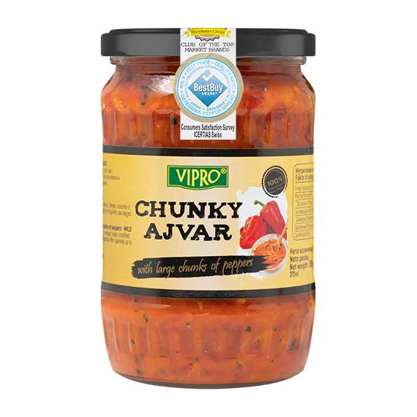 Vipro Chunky Homemade Mild Ajvar 580ml