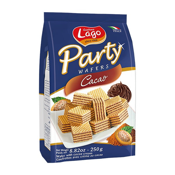 Lago Party Cocoa Wafer 250g