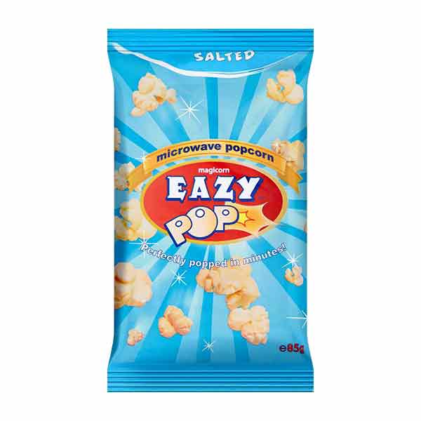 Eazy Pop Salted Microwave Popcorn 85g