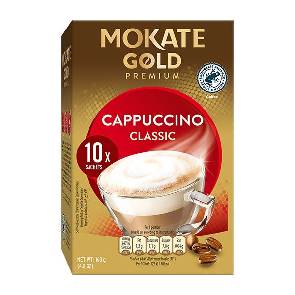 Mokate Gold Premium Classic Cappucino 10x14g