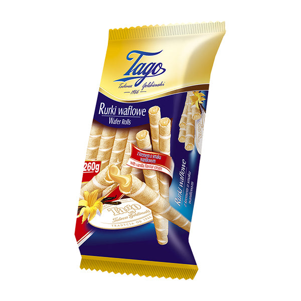 Tago Vanilla Wafer Rolls 260g