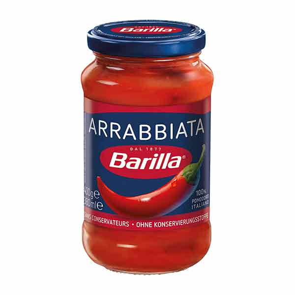 Barilla Arrabbiata Tomato and Chilli Sauce 400g