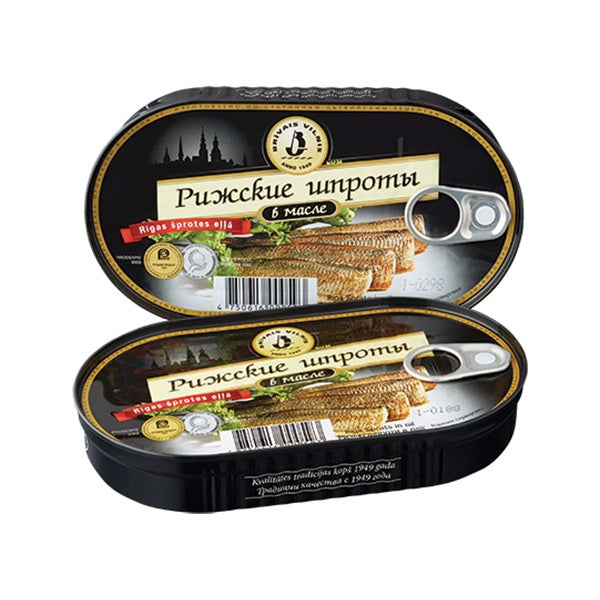 Brivais Smoked Riga Sprats in Oil 190g