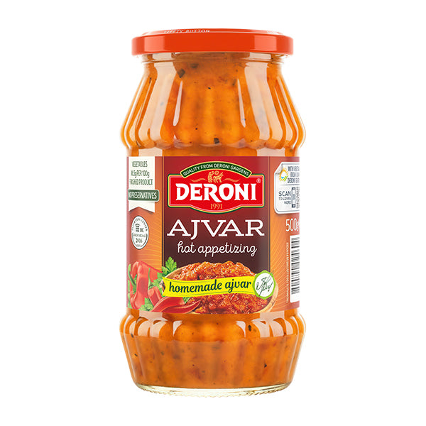 Deroni Homemade Appetising Hot Ajvar 510g