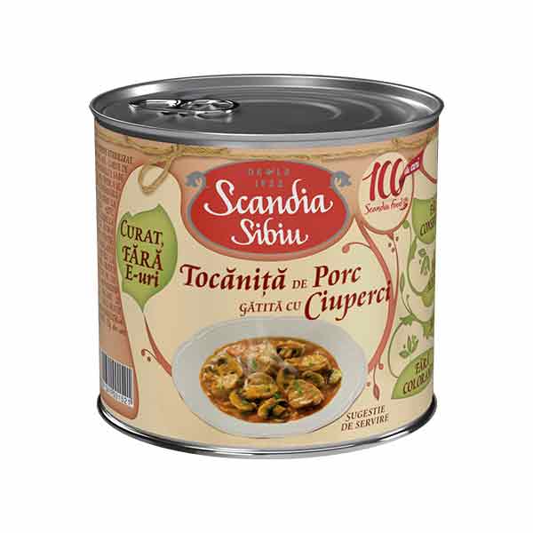 Scandia Sibiu Pork Stew with Mushroom 400g