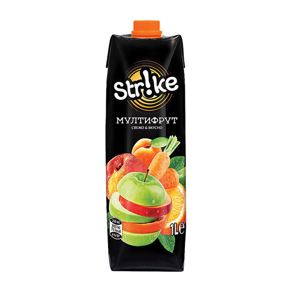 Strike Multifruit Drink 1L