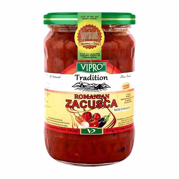 Vipro Zacusca With Tomato 580g