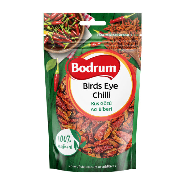 Bodrum Birds Eye Chilli Peppers 40g