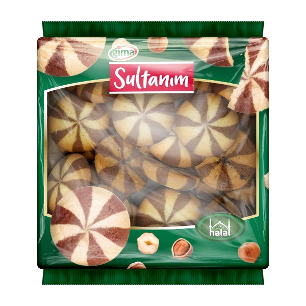 Sultanim Sultan Hazelnut Chocolate Biscuits 400g