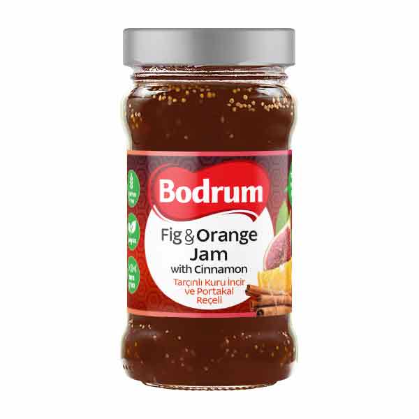 Bodrum Dried Fig & Orange with Cinnamon Jam 380g