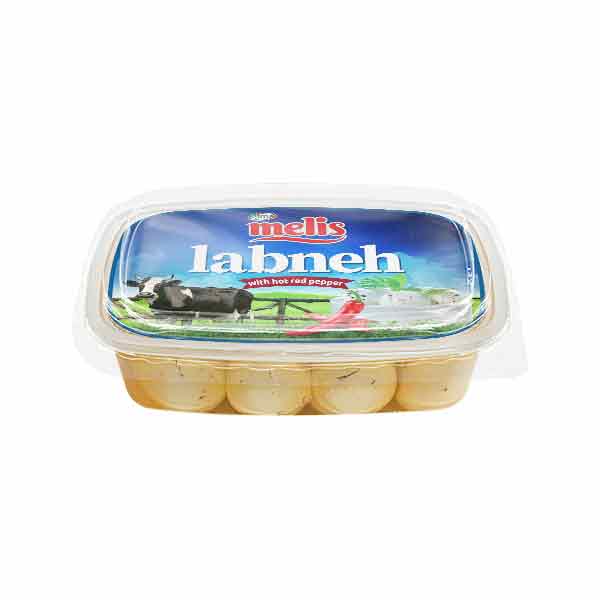 Melis Labneh Cow Milk Cheese Balls with Red Pepper 185g