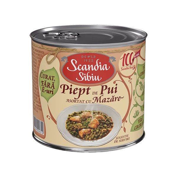 Scandia Sibiu Peas with Chicken Breast 400g
