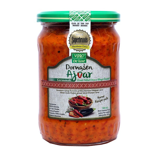 Vipro De luxe Gurman Mild Ajvar 580ml