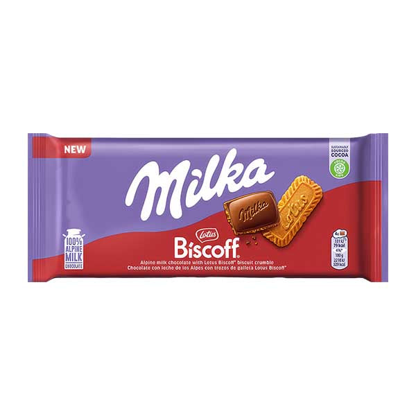 Milka Biscoff Chocolate 90g