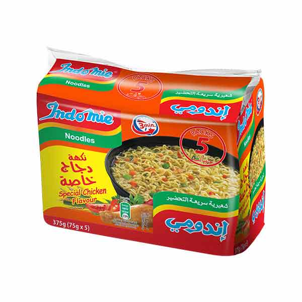 Indomie Special Chicken 5 Pack Noodles 375g