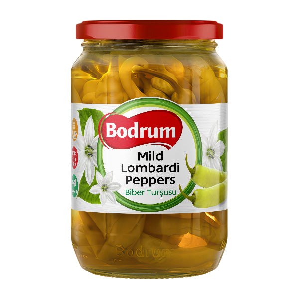 Bodrum Mild Lombardi Peppers 610g