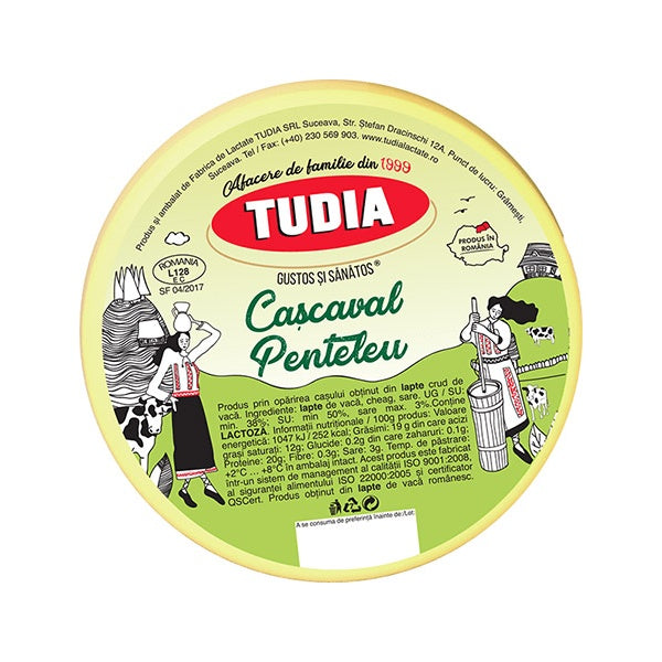 Tudia Penteleu Yellow Cheese 400g