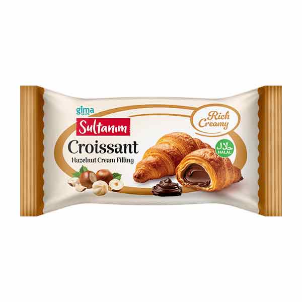 Sultanim Hazelnut Cream Filling Croissant 60g