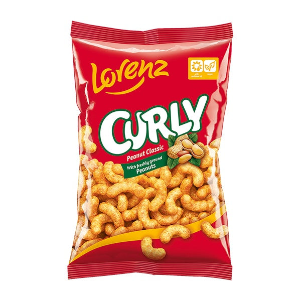Curly Peanut Corn Puffs 120g