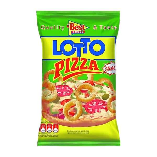 Lotto Pizza Ring Corn Snacks 35g