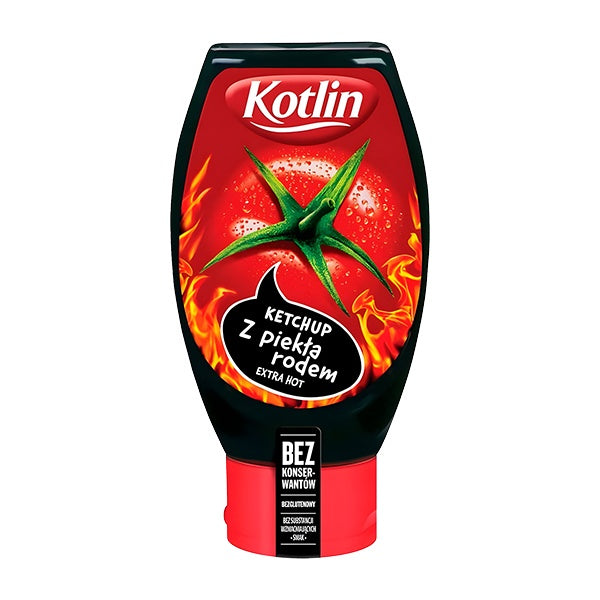 Kotlin Extra Hot Ketchup 450g