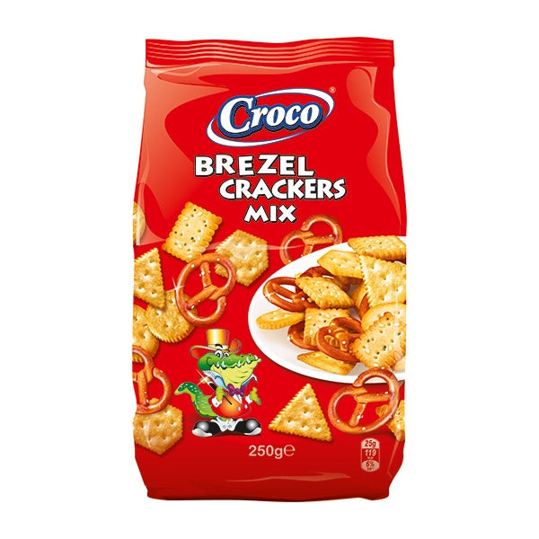 Croco Brezel & Crackers Mix 250g