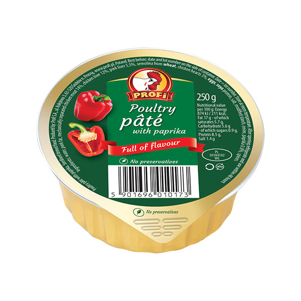 Profi Poultry Pate with Paprika 250g