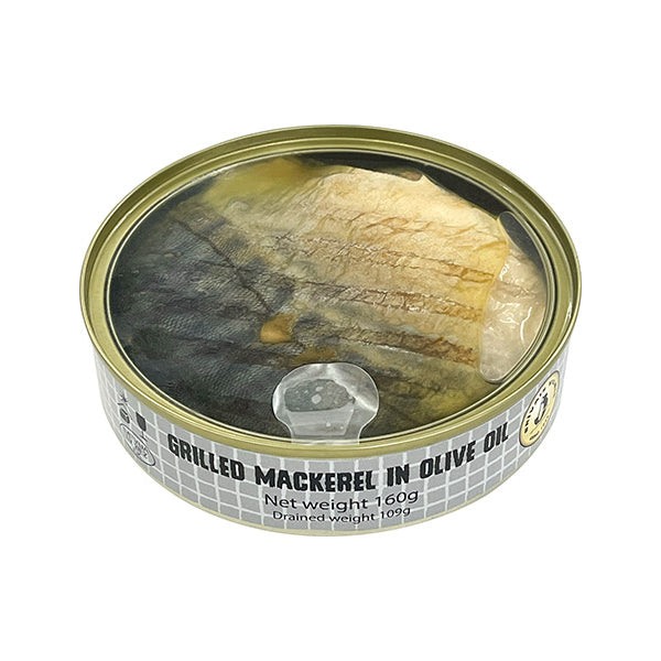 Brivais Vilnis Grilled Mackerel Fillet in Olive Oil 160g